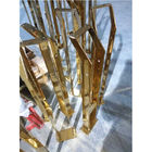 Dikey Yükleme Paslanmaz Çelik Mobilya Boru Tüp PVD Vakum Kaplama Makinesi, Altın Gül Altın Renkli