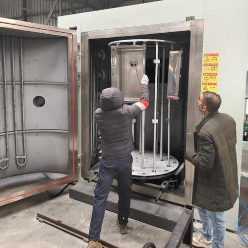Son şirket haberleri hakkında 1800mm PVD Kaplama Makinesi, Paslanmaz Çelik Evye Üretimi İçin Cezayir'e Başarıyla Teslim Edildi