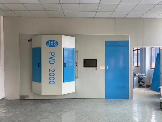 Yüksek verimlilikli paslanmaz çelik mobilya büyük donanım vakumlu PVD titanyum kaplama makinesi
