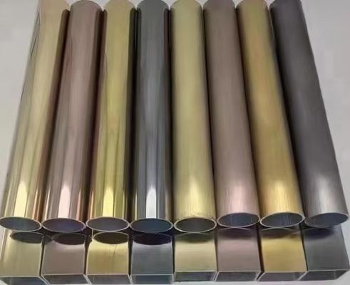 Otomatik PVD paslanmaz çelik altın kaplama makinesi Kullanılmış ikinci el PVD vakum kaplama makinesi