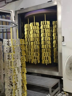 1 Yıllık Garanti Kozmetik Kapak Vakum Metallizasyon Makinesi Çin
