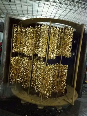 PVD kaplama makinesi Paslanmaz çelik donanım/saat/yakıt/golf kulüpleri/gözlük çerçevesi için Magnetron Sputtering kaplama makinesi