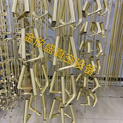 Paslanmaz Çelik Inox Mobilya Yaprakları PVD Kaplama Makinesi