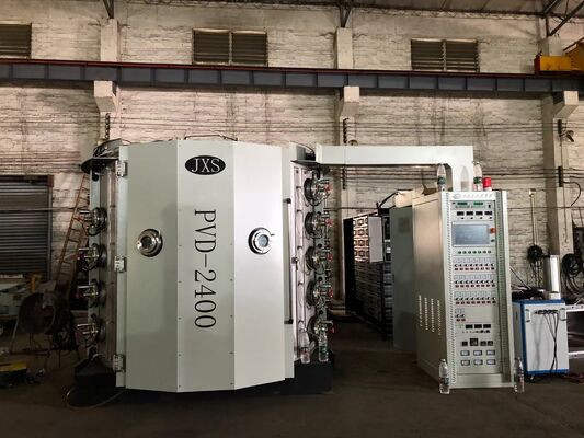 Renkli Dekoratif Kaplama Yumuşak Bitirme ve Tam Otomatik Kontrol ile İçme Camı PVD Kaplama Makinesi