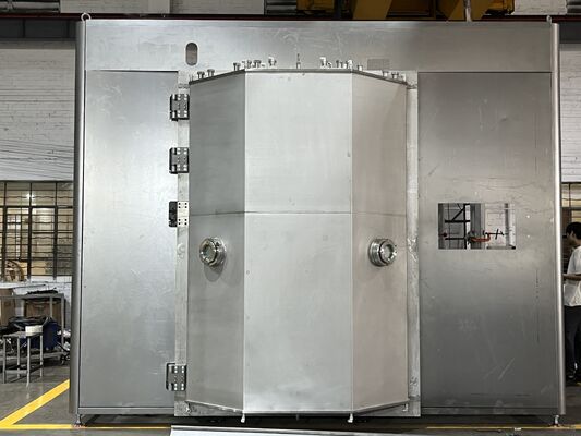 Yüksek Sertlikte Aşınmaya Dayanıklı Kaplamalı ve Tam Otomatik Kontrollü Küçük Donanım PVD Vakum Kaplama Makinesi