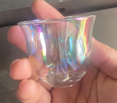 Züccaciye PVD Kaplama Makinesi, Cam Bardak ve Şişeler İçin Parlak Renkli Vakum Kaplama Ekipmanları