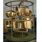 Büyük Kapasiteli Yüksek Verimli Seramik Vitrifiye Çok Ark İyon PVD Vakum Altın Kaplama Makinesi