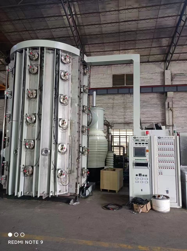 FoShan Cam Ürünleri Altın Gümüş Rengi İçin Cam İşlemleri Pvd Plating Makinesi
