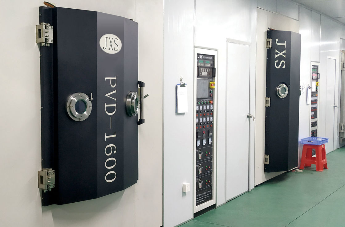 Kullanılmış Yüksek Maliyetli PVD Kaplama Hizmetleri Altın Hedefiyle Kompakt DC Magnetron Sputtering Kaplama Makinesi Asil Metal Kaplama