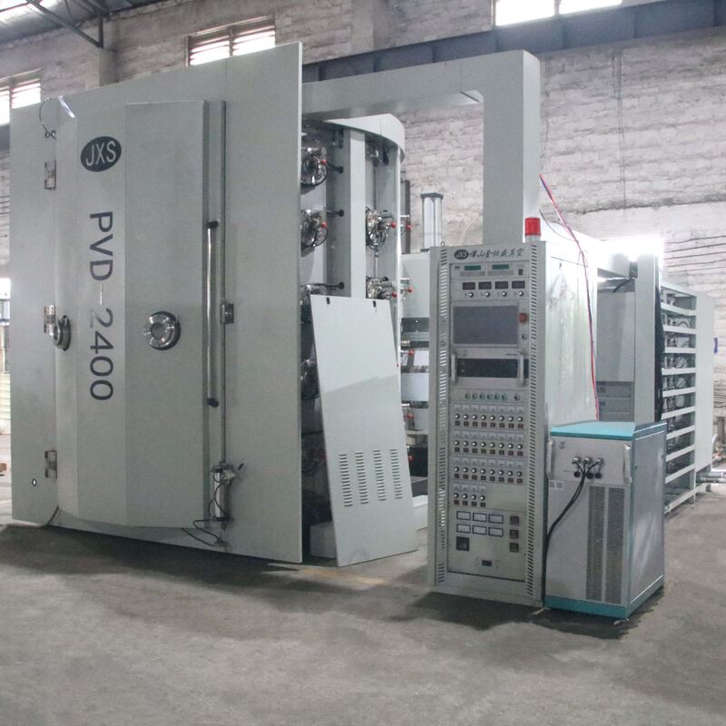 Zengin Metallik Renkleri ve İnce Yüzey Redüksiyonu ile Plastik Dekor Sanatları için Vakum Metallizasyon PVD Ekipmanı