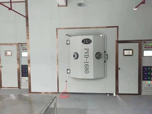 Dikey Tek Kapılı Paslanmaz Çelik Mobilya Siyah PVD Vakum Kaplama Makinesi