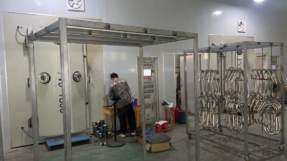 Car Logo PVD Vacuum Coating Machine with Bright Mirror Coating, Strong Adhesion, and Full Auto Control System