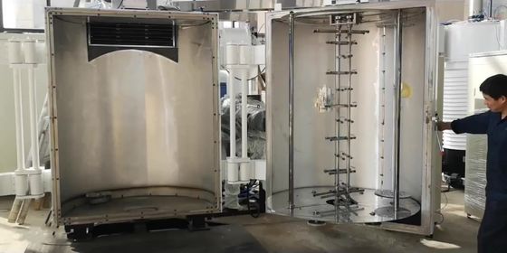 İyi bir fiyat. 2 Ön Açık Kapılı Plastik Buharlaşma Vakum Kaplama Makinası çevrimiçi